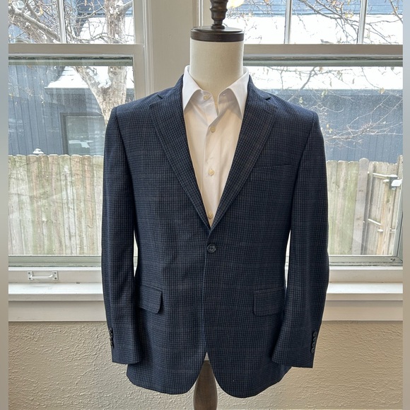 Peter millar Ethomas fabric cashmere/wool blend size 38S - Picture 1 of 12